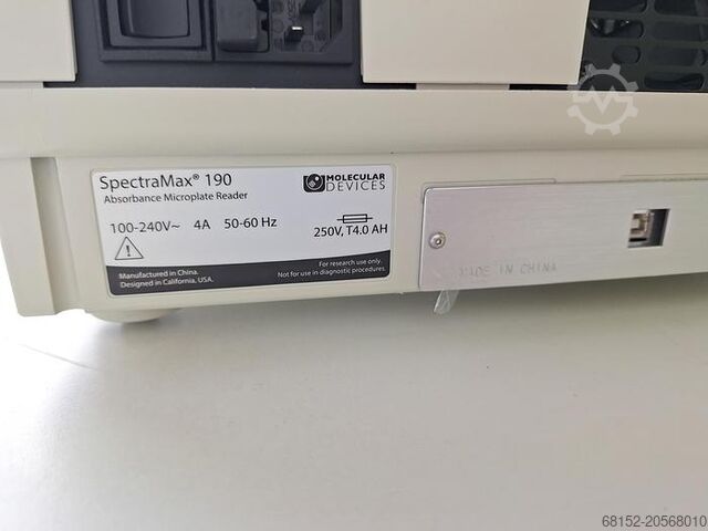 Molecular Devices SpectraMAX 190 Absorbance Microplate Reader Molecular Devices SpectraMAX 190