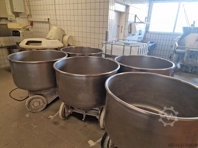 Mixer for dough+ 5 bowls WP DK