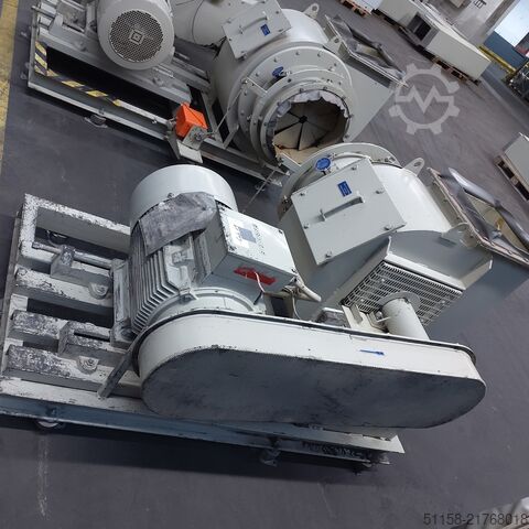 Industrial radial fan with Siemens motor Pollrich 30 kW