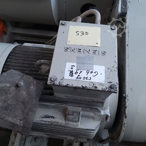 Industrial radial fan with Siemens motor Pollrich 30 kW