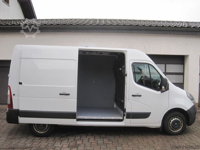 Box wagon high + long Opel Movano 2,3 D L2H2 Schwingsitz 270° Türen