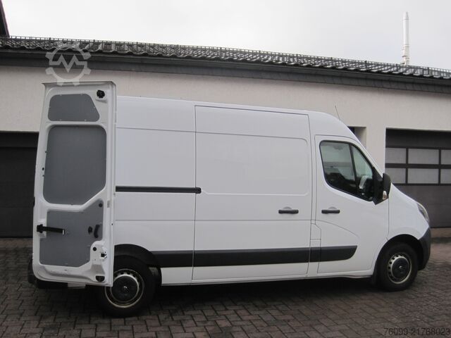 Box wagon high + long Opel Movano 2,3 D L2H2 Schwingsitz 270° Türen