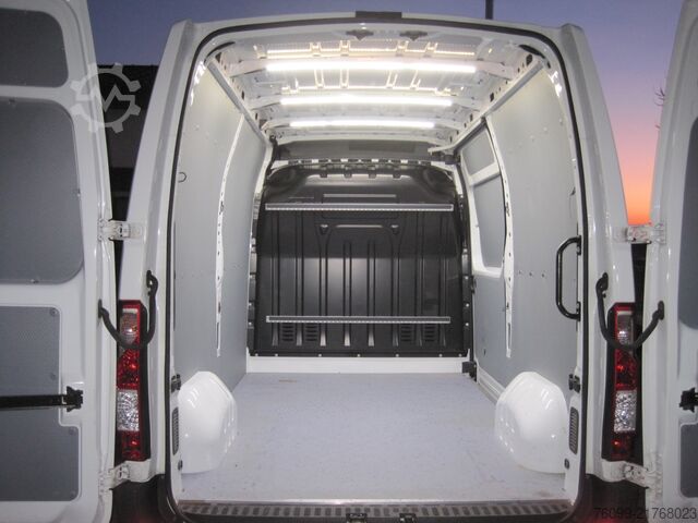 Box wagon high + long Opel Movano 2,3 D L2H2 Schwingsitz 270° Türen