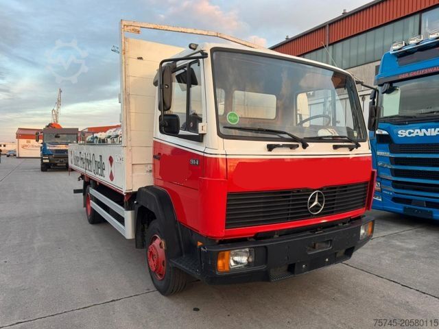 Beverage van MERCEDES-BENZ 914 * PRITSCHE * GETRÄNKE * ORG KM*6 ZYLINDER *