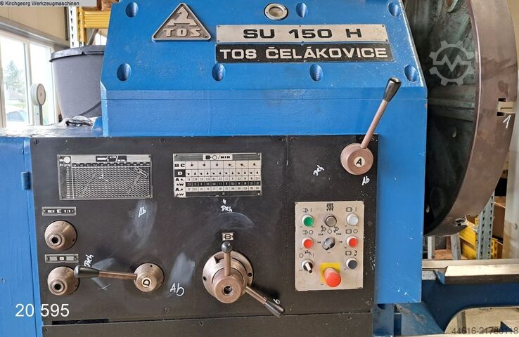 Leit- und Zugspindeldrehmaschine TOS SU 150 H / 3000