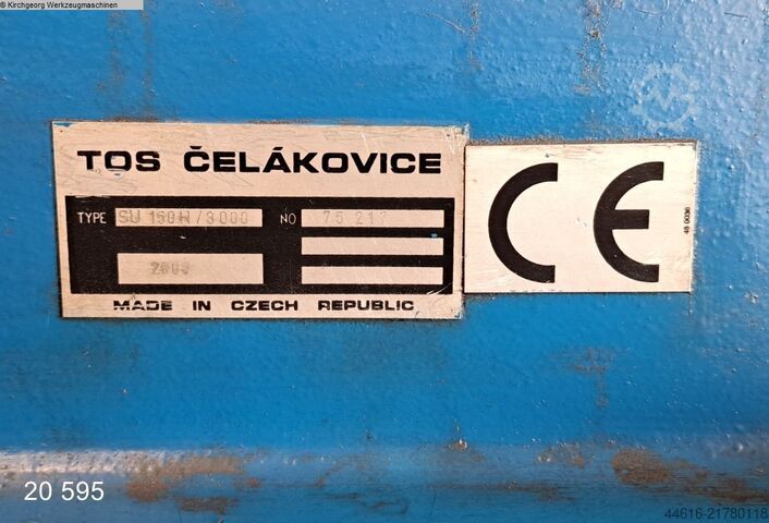 Leit- und Zugspindeldrehmaschine TOS SU 150 H / 3000