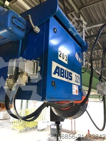 ABUS electric hoist 3.2 t + ABUS hook block + cable reeler Wciągnik elektryczny ABUS 3,2 t + zblocze hakowe ABUS+zwijacz przewodu