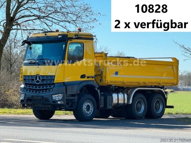 Three-sided tipper truck MERCEDES-BENZ Arocs  5 2653 6x4 Meiller DSK Kipper Mirror Cam