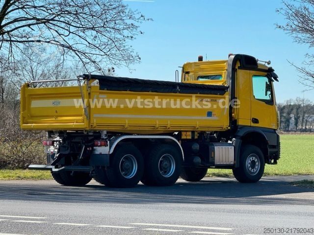 Three-sided tipper truck MERCEDES-BENZ Arocs  5 2653 6x4 Meiller DSK Kipper Mirror Cam