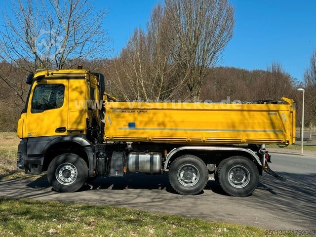 Three-sided tipper truck MERCEDES-BENZ Arocs  5 2653 6x4 Meiller DSK Kipper Mirror Cam