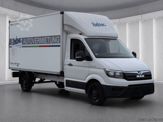 Box truck MAN TGE 3.140 Koffer LR*3-Sitzer Klima Bluetooth DAB