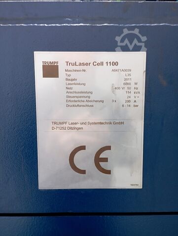 Laser welding system TRUMPF Cell 1100 (L 35)