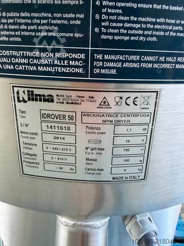 Salad spinner 50 litres Nilma Idrover 50