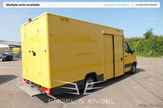 Box van mercedes-benz SPRINTER 310 CDI MAXI EURO-5 KOFFER REGALE KAMERA DURCHGANG COC