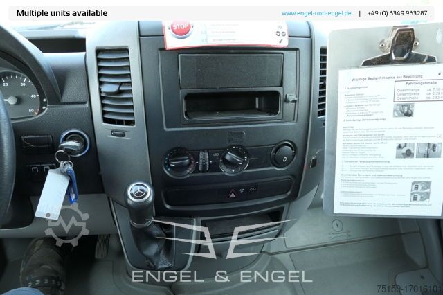 Box van mercedes-benz SPRINTER 310 CDI MAXI EURO-5 KOFFER REGALE KAMERA DURCHGANG COC