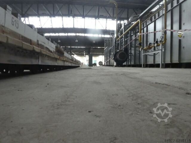 Continuous gas tunnel kilns FORNAX F.G.T. 40,5 . 2,6 . 1,92 / 13