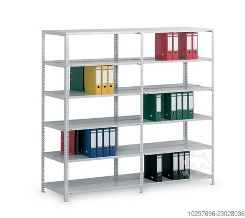 Boltless shelf unit, office, H2200 x W1000 x D600 mm - 1 piece  