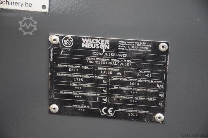 Mini excavator WACKER NEUSON Neuson Wacker EZ17 -  stock id155