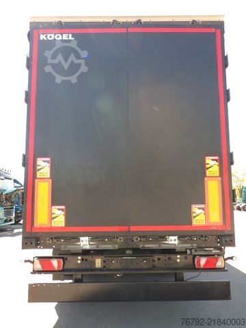 Beverage semitrailer KÖGEL SN 24 FastSlider/Lift/LASI Getränke/Edscha/ALCOA