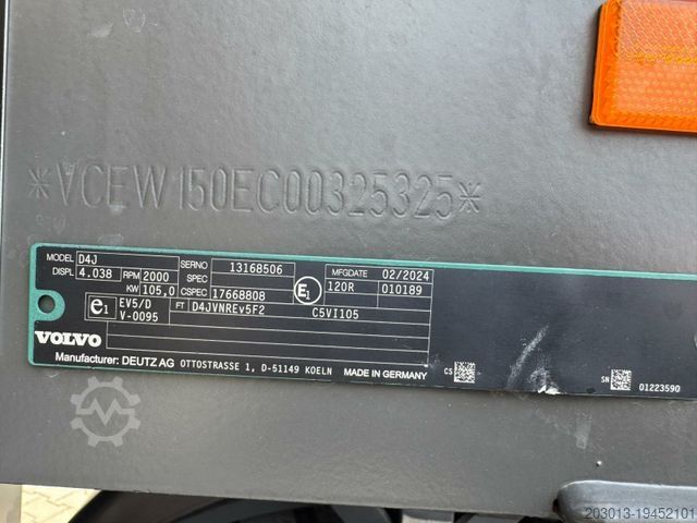 Mobile excavator VOLVO EWR150E Mobilbagger mit ROTATOR ENCONG EC319