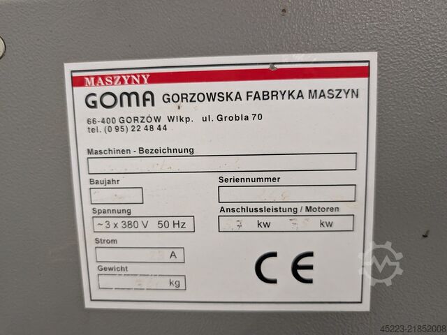Single spindle moulder Goma C2