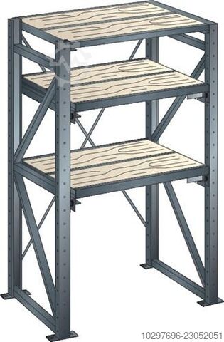 Schwerlast-Auszugsregal H2000xB1290xT1260mm - 1 ST  