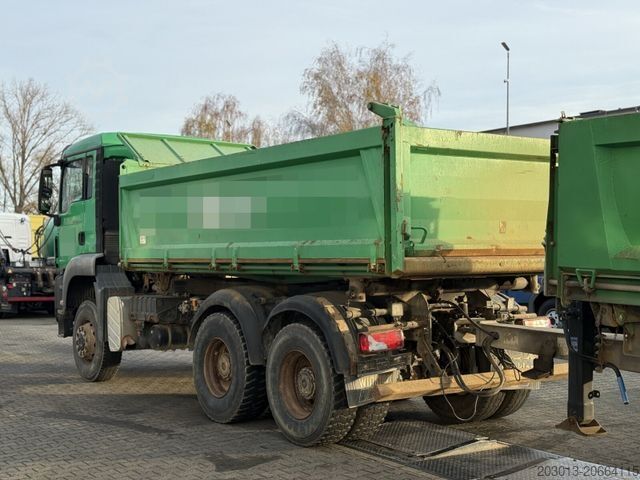 Tipper truck MAN TGS 26.400 6x6 MEILLER Kipper Schmitz EURO 5