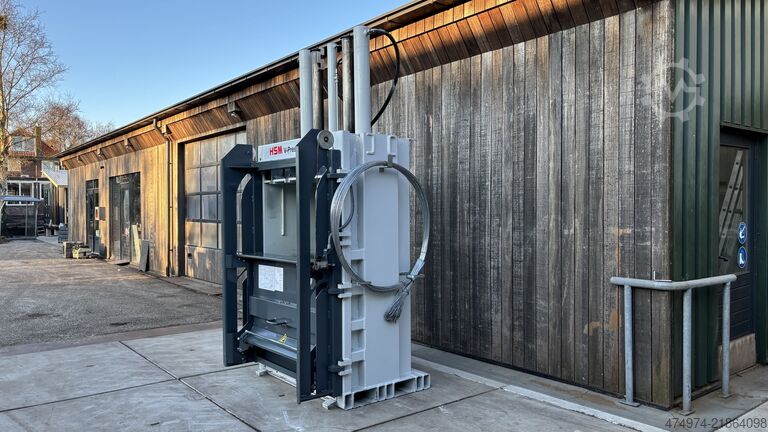 Paper baler, cardboard baler, press HSM V-Press 860 max -2015