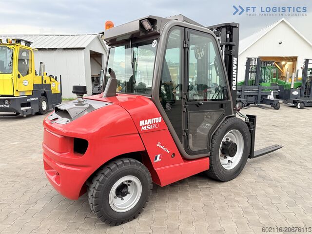 Gabelstapler für unwegsames Gelände Manitou MSI30 / DIESEL / DUPLEX 3350 / CABIN