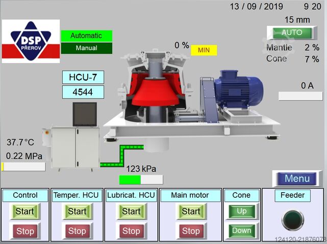 Cone crusher DSP Přerov HCU 7/160