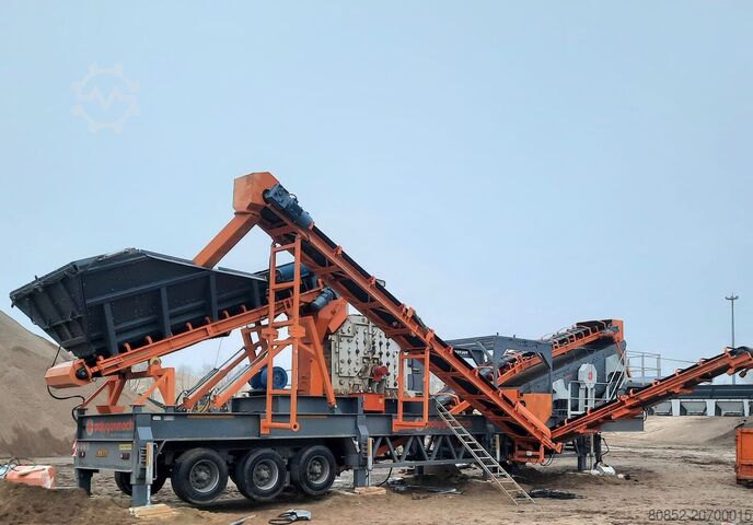 Brechanlage Polygonmach PPI Mobile crushing screening unit with impactor