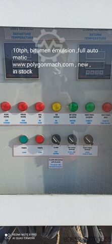 Road construction machine Polygonmach PBT-50 Bitumen Tank with Stirrer