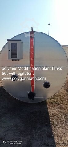 Road construction machine Polygonmach PBT-50 Bitumen Tank with Stirrer