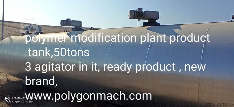 Road construction machine Polygonmach PBT-50 Bitumen Tank with Stirrer