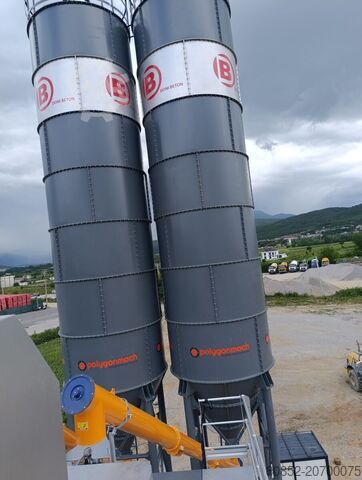 Concrete mixing plant Polygonmach PSC120m3/ hour concrete plant