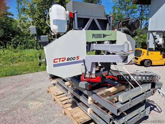 Mobile sawmill Pilous CTR800S used Forestor Pilous G-BBS128852H