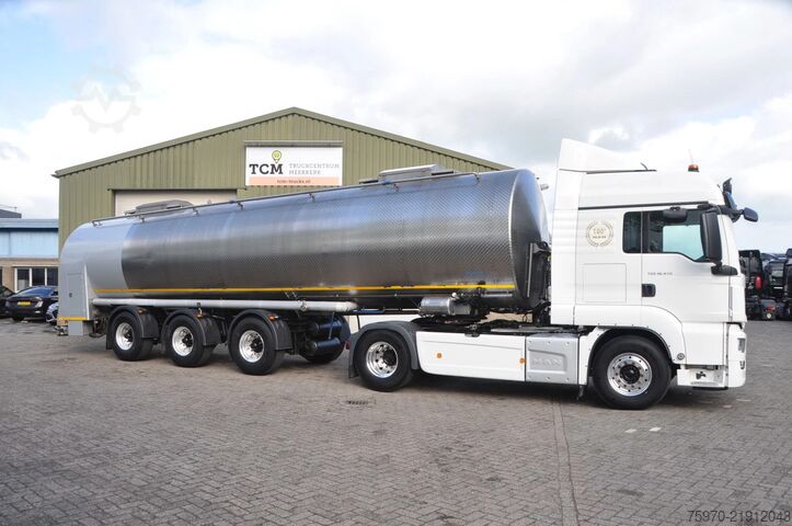 Milk tanker MAN TGS TGS 470 2020 + 2014 LAKO T344 MILK TRAILER