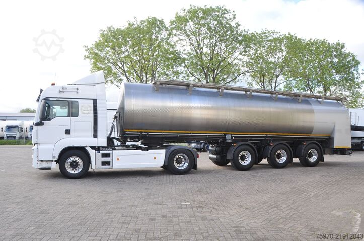 Milk tanker MAN TGS TGS 470 2020 + 2014 LAKO T344 MILK TRAILER