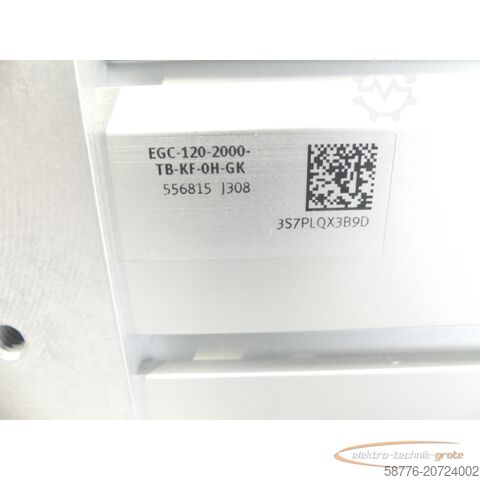 Component Festo 556815 / EGC-120-2000-TB-KF-0H-GK Zahnriemenachse SN: 3S7PLQX3B9D