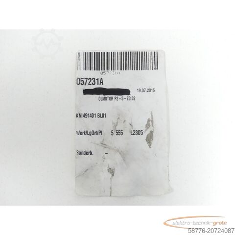 Component unbekannt Forst Ölmotor P2-5-Z3.02 SN:4467 - ! -
