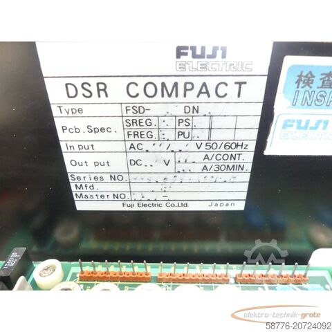 Component Fuji Electric DSR-83 / HF30 I 055A /  FSD-DN Spindelantrieb
