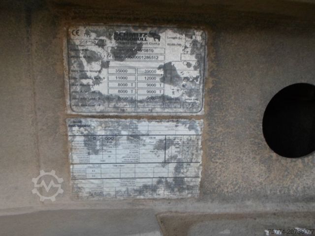 Kipper Auflieger SCHMITZ CARGOBULL Stahlmulde/ TÜV 12/2026 !!