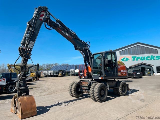 Mobile excavator ATLAS 160 W/Verstellausleger/Zusatzhydraulik/3x Stück