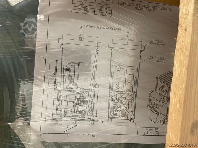 Kältemaschine, Kaltwassersatz, Chiller Johnson Controls YORK YCSE-C 241 - 1-3