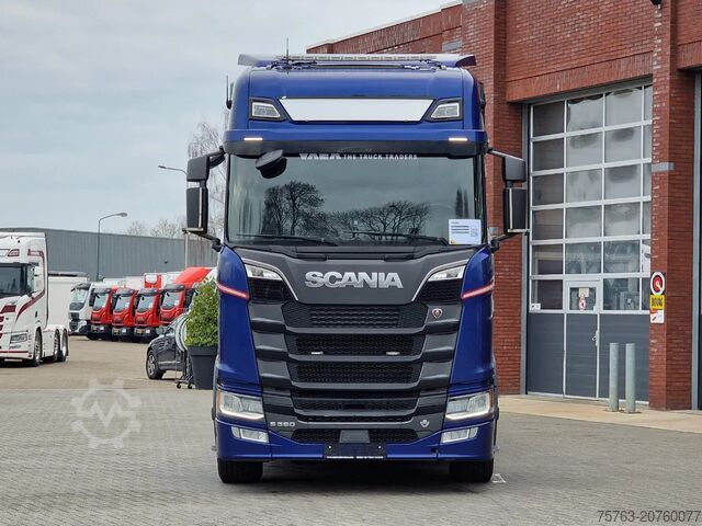 Sideloader system Scania S580 V8 NGS Highline 6x2*4 - Side loader Contai...