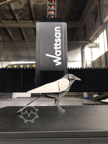 Metallschneidemaschine 1530 Tischwechsel Wattsan 1530 TABLECHANGE