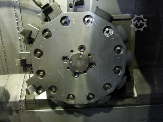 CNC lathe with Fanuc Mate TS control, equipped with BERG power chuck Ø 200 mm, 12-position tool turr GILDEMEISTER GD 160