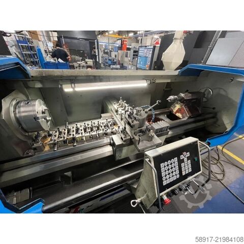 Teach-in CNC lathe CAZENEUVE CNC NUM OPTIMAX 590