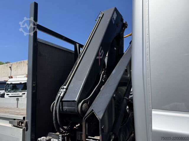 Flatbed truck Daf CF250 4X2 Kran Hiab 099-2