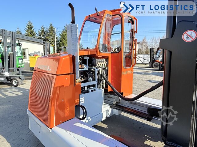 4-way forklift Hubtex DQ45G DUPLEX 5000 FORK-POSITIONER CABIN